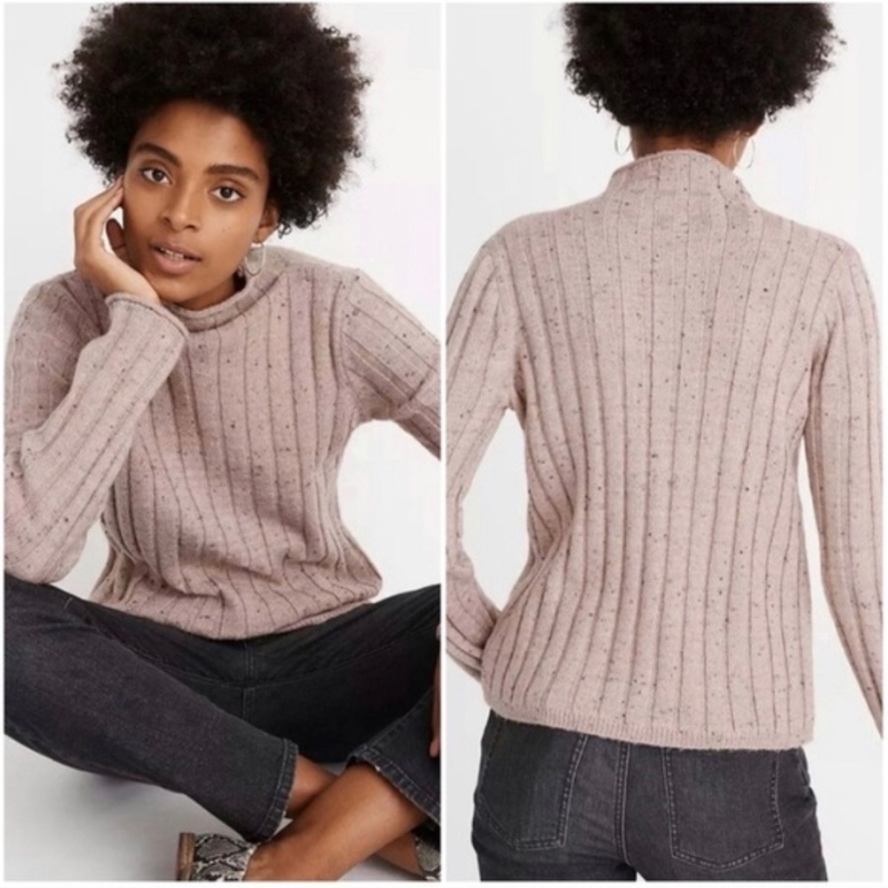 Madewell Donegal Evercrest Sweater in Coziest Yarn Size Medium